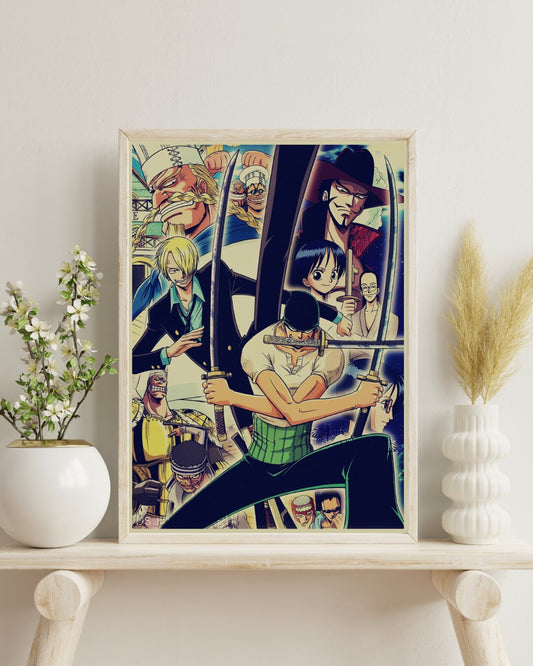 Retro Anime Kraft Paper Poster For Your Home Decor & Nostalgic Collector Lovers Gift