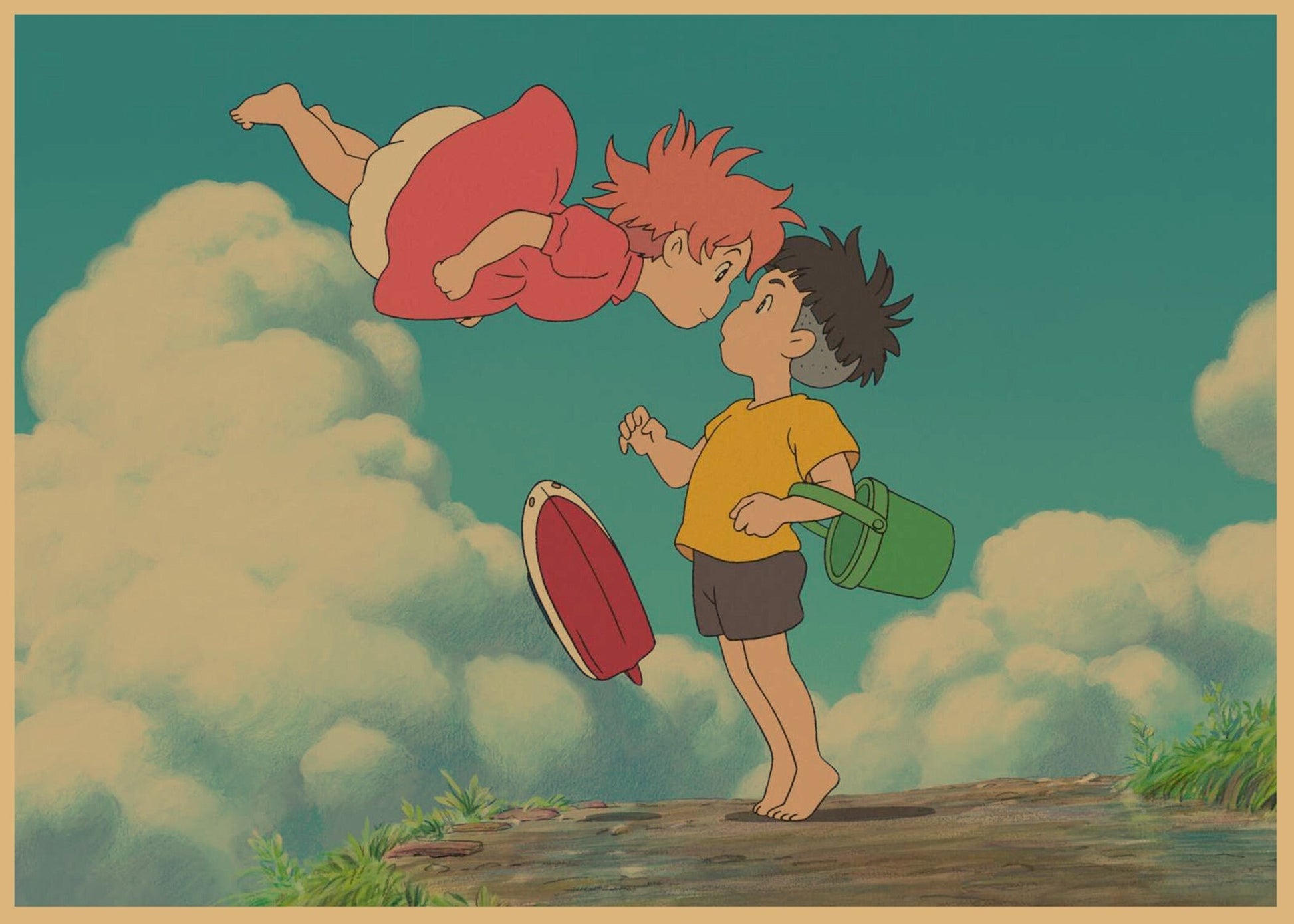 Retro Anime Kraft Paper Poster For Your Home Decor & Nostalgic Collector Lovers Gift