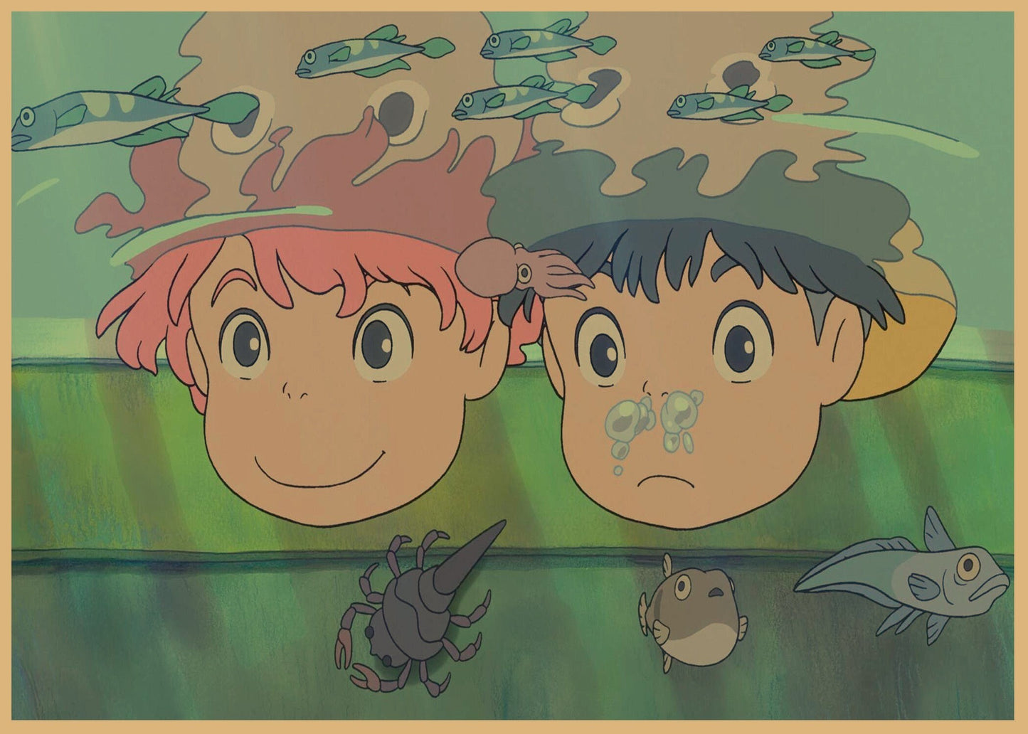 Retro Anime Kraft Paper Poster For Your Home Decor & Nostalgic Collector Lovers Gift