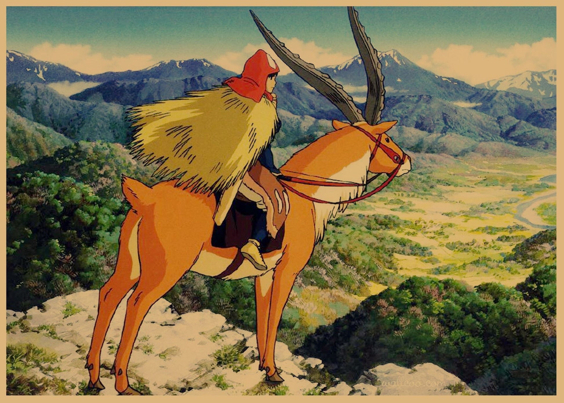 Retro Anime Kraft Paper Poster For Your Home Decor & Nostalgic Collector Lovers Gift