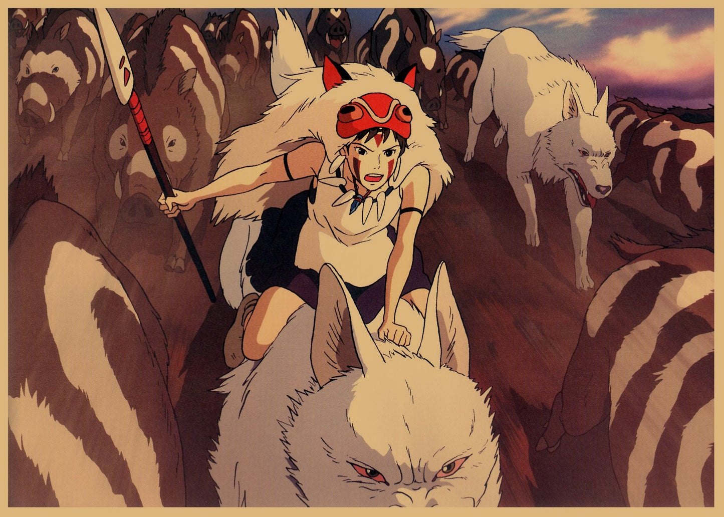 Retro Anime Kraft Paper Poster For Your Home Decor & Nostalgic Collector Lovers Gift