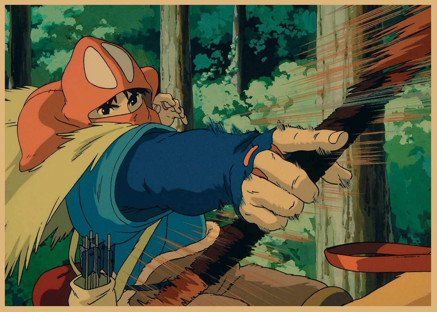 Retro Anime Kraft Paper Poster For Your Home Decor & Nostalgic Collector Lovers Gift