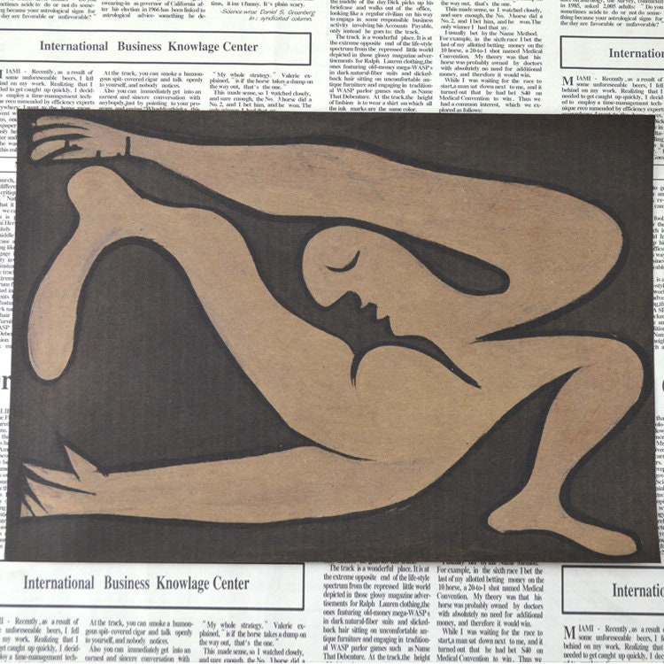 Retro Picasso Oil painting Kraft Paper Poster For Your Home Decor & Nostalgic Collector Lovers Gift