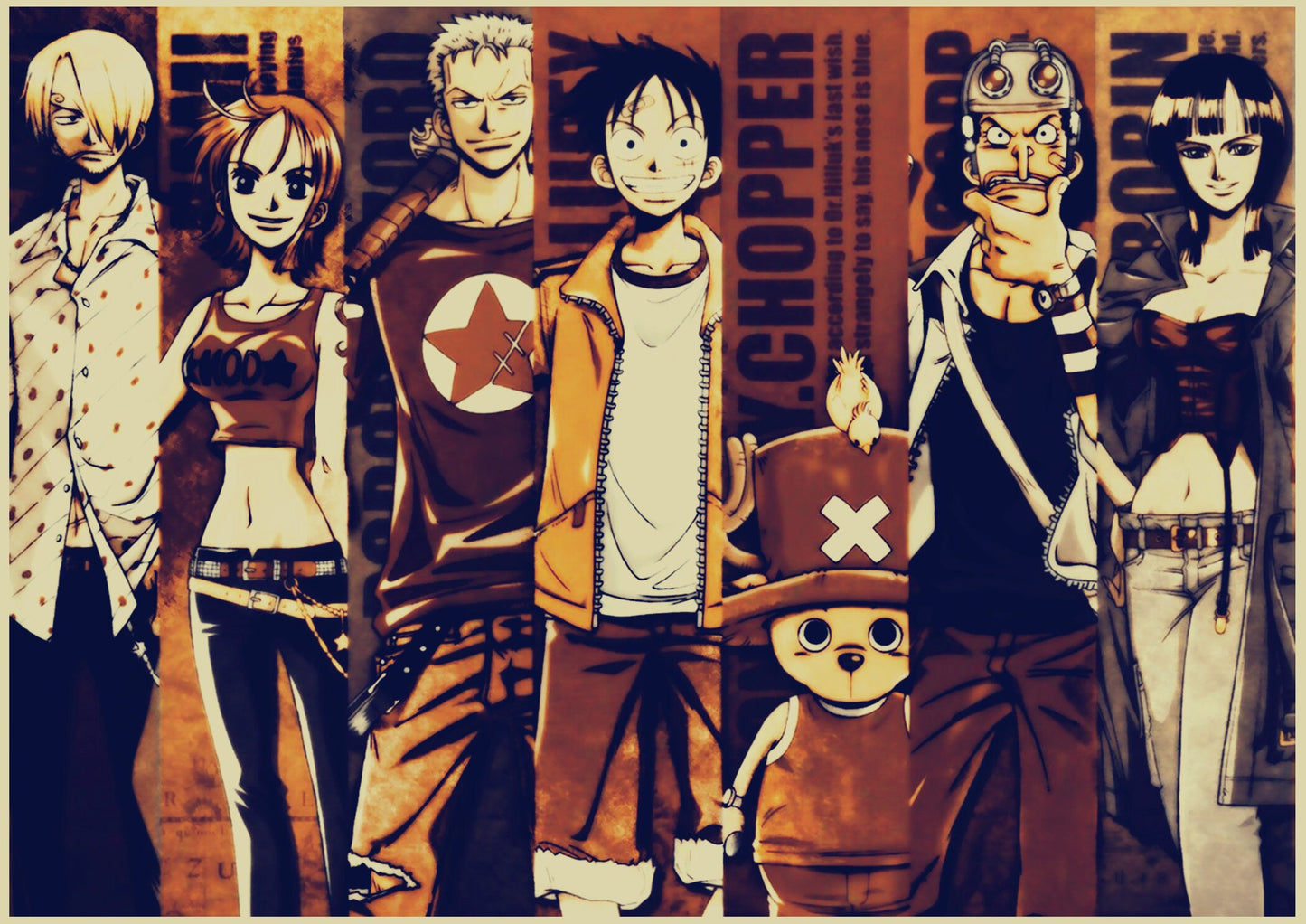 Retro Anime Kraft Paper Poster For Your Home Decor & Nostalgic Collector Lovers Gift