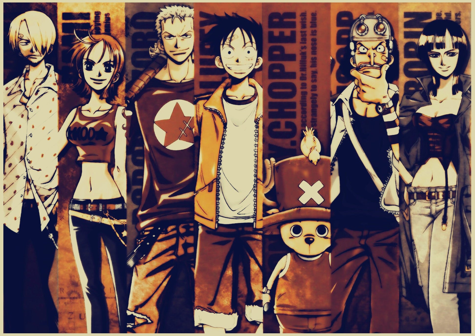 Retro Anime Kraft Paper Poster For Your Home Decor & Nostalgic Collector Lovers Gift