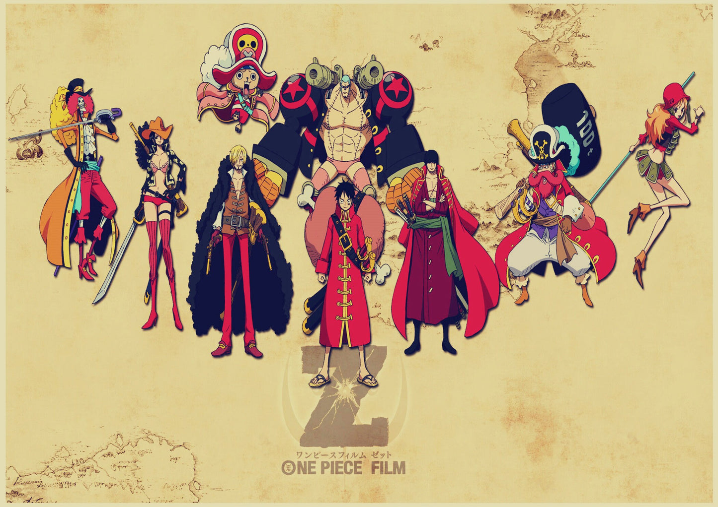 Retro Anime Kraft Paper Poster For Your Home Decor & Nostalgic Collector Lovers Gift