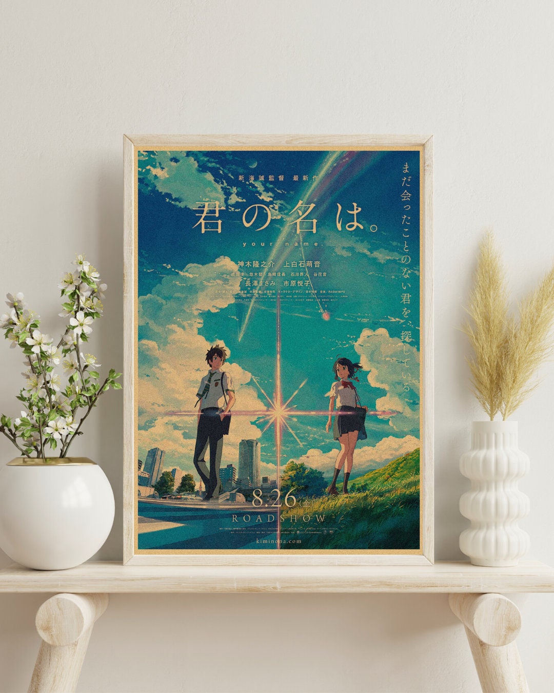 Anime Kraft Paper Poster For Your Home Decor & Nostalgic Collector Lovers Gift