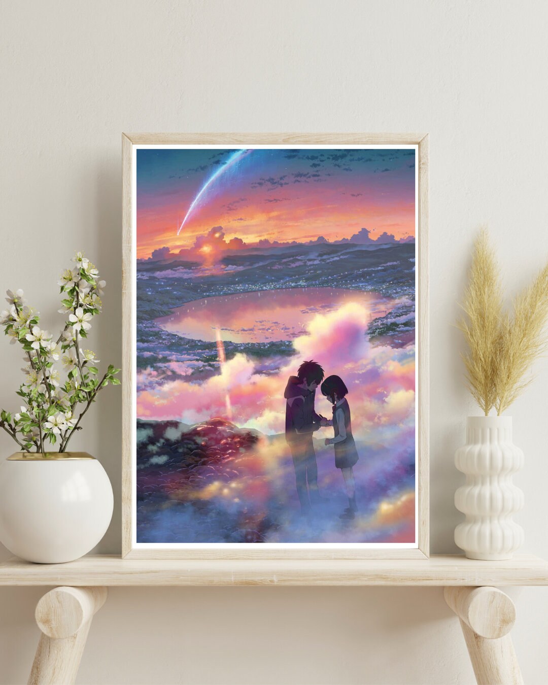 Your Name Anime Kraft Paper Poster For Your Home Decor & Nostalgic Collector Lovers Gift