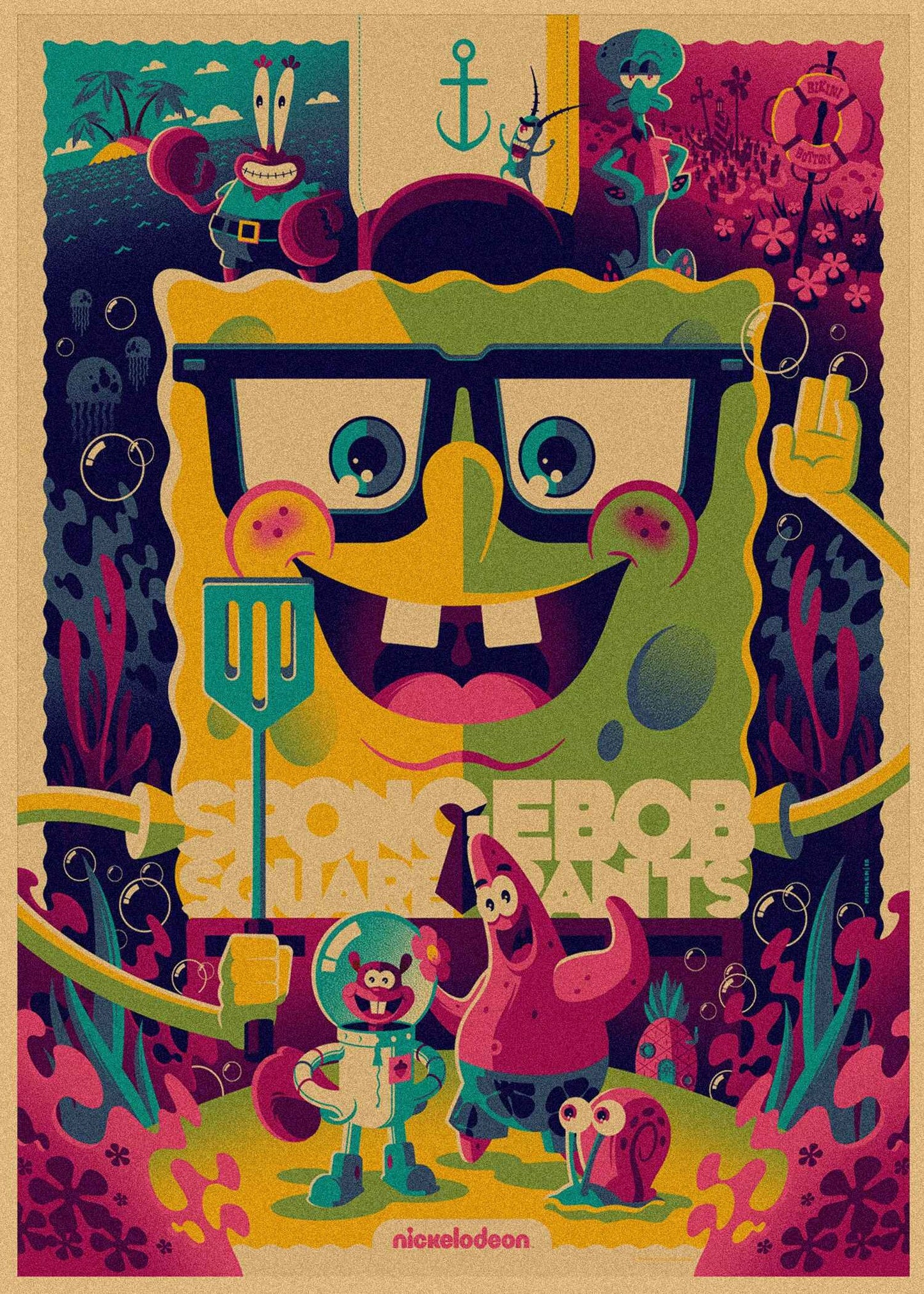 Anime Kraft Paper Poster For Your Home Decor & Nostalgic Collector Lovers Gift