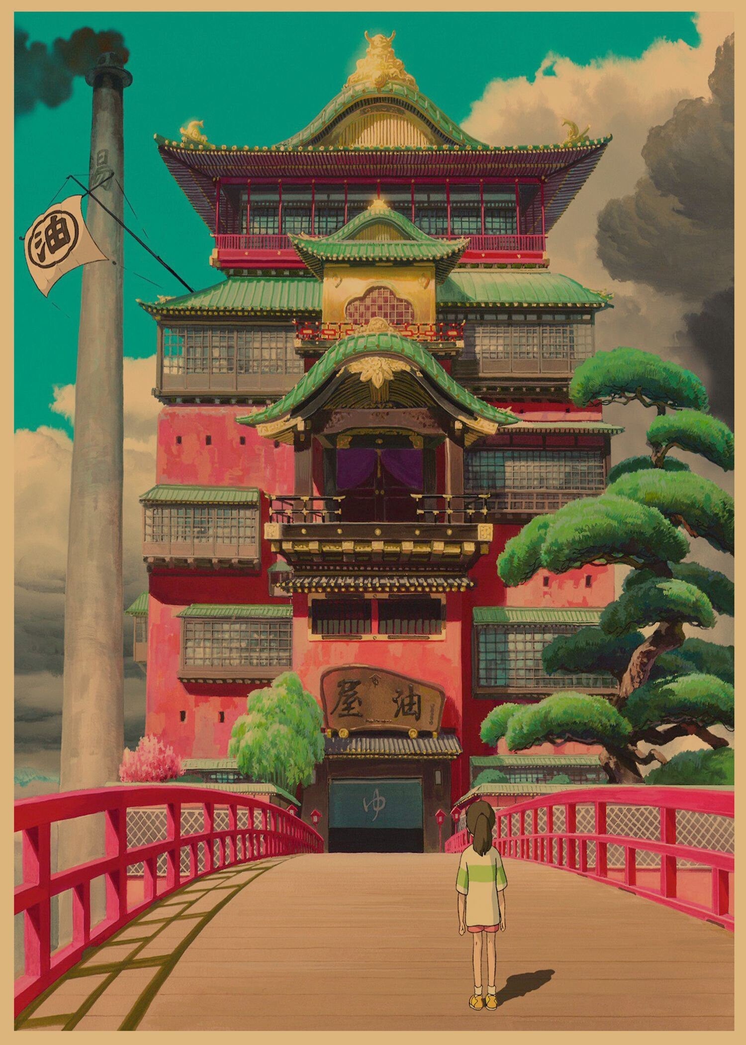 Retro Anime Kraft Paper Poster For Your Home Decor & Nostalgic Collector Lovers Gift