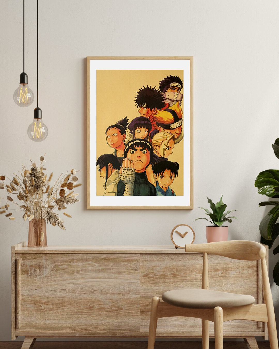 Naruto Retro Anime Kraft Paper Poster For Your Home Decor & Nostalgic Collector Lovers Gift