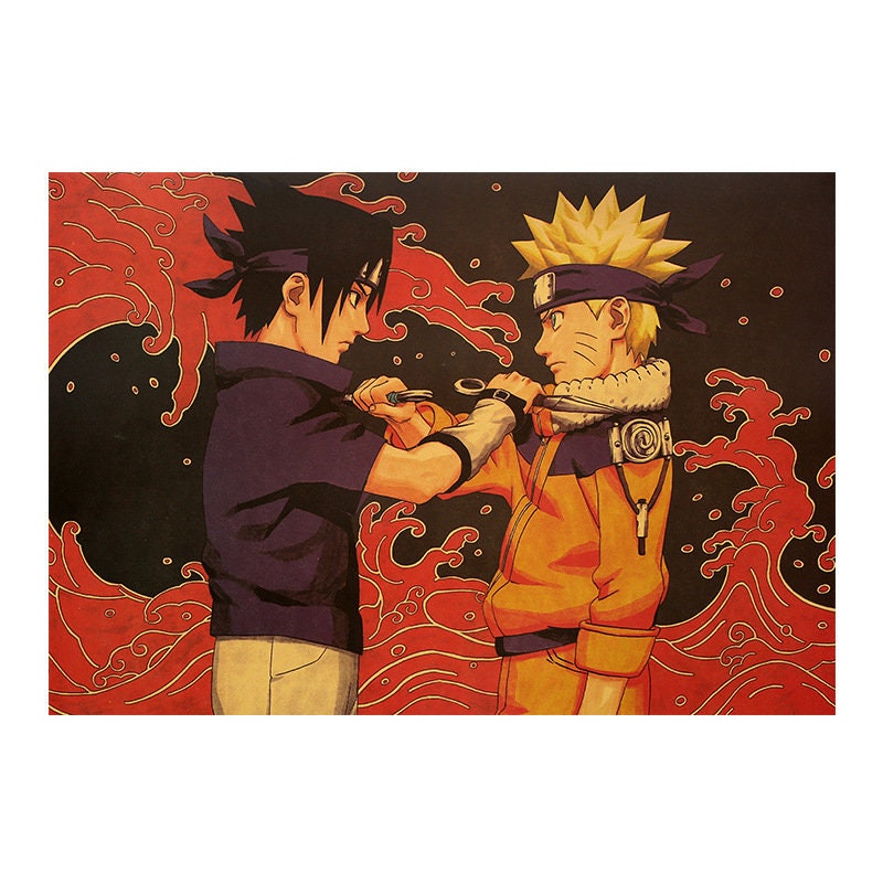 Retro Anime Kraft Paper Poster For Your Home Decor & Nostalgic Collector Lovers Gift