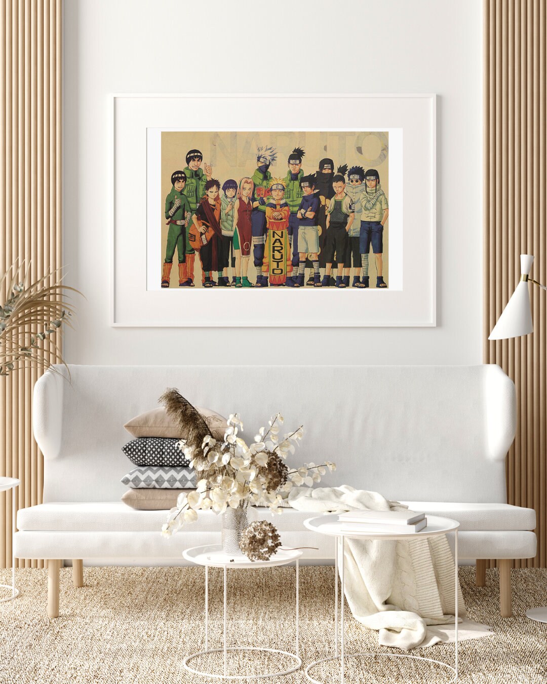 Naruto Retro Anime Kraft Paper Poster For Your Home Decor & Nostalgic Collector Lovers Gift