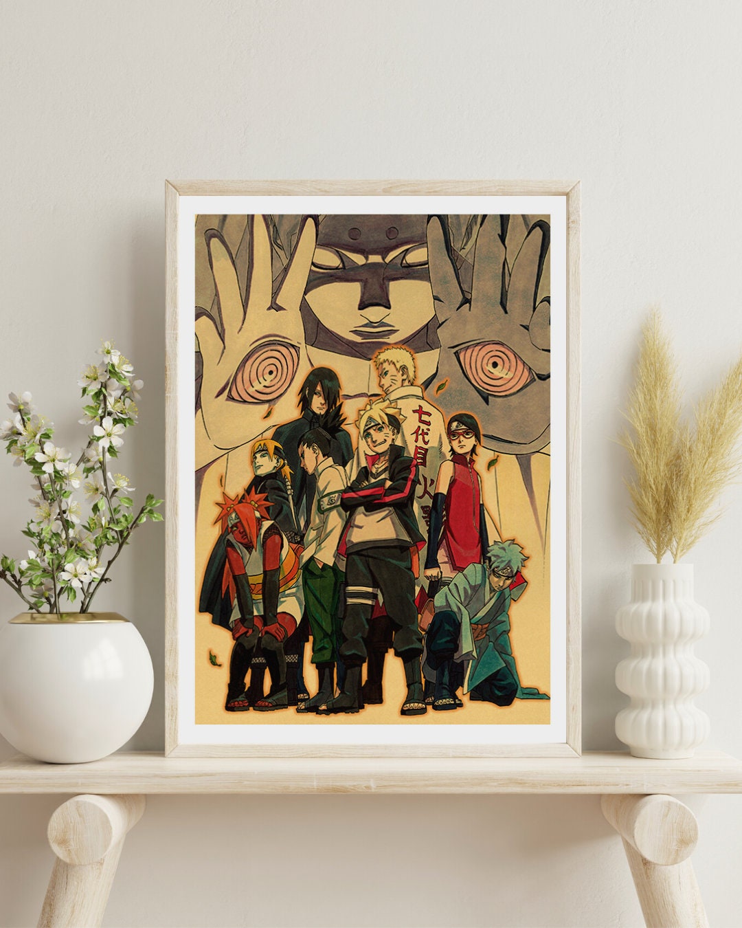 Retro Anime Kraft Paper Poster For Your Home Decor & Nostalgic Collector Lovers Gift
