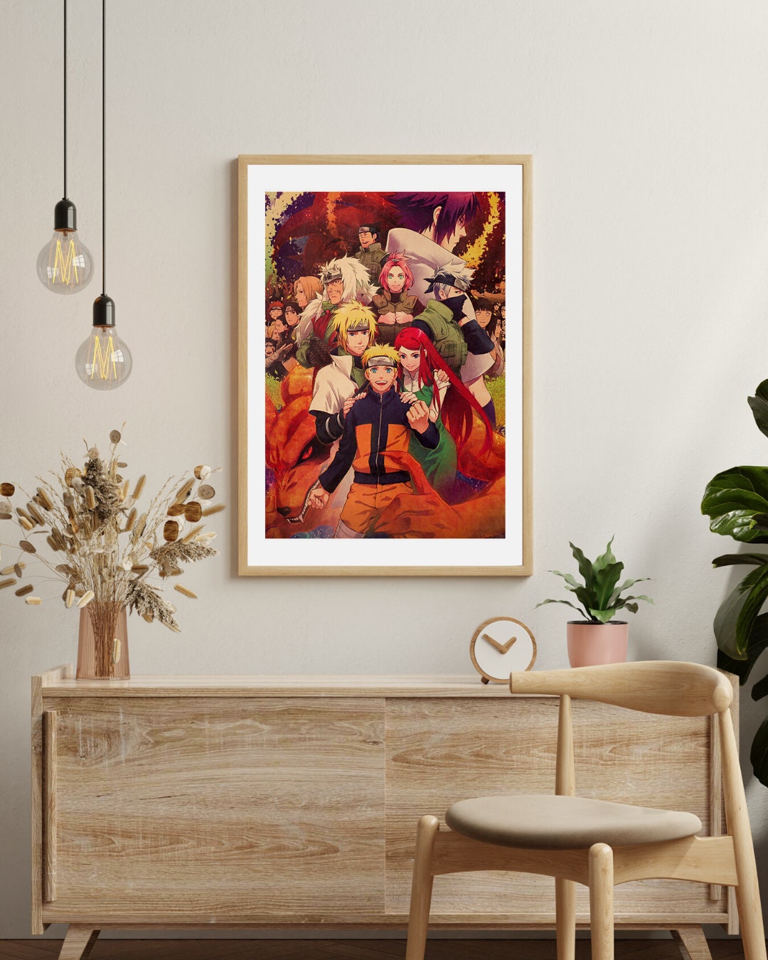 Retro Anime Kraft Paper Poster For Your Home Decor & Nostalgic Collector Lovers Gift