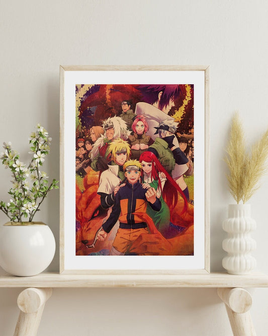 Retro Anime Kraft Paper Poster For Your Home Decor & Nostalgic Collector Lovers Gift