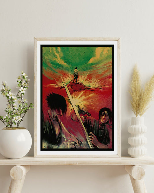 Naruto Retro Anime Kraft Paper Poster For Your Home Decor & Nostalgic Collector Lovers Gift