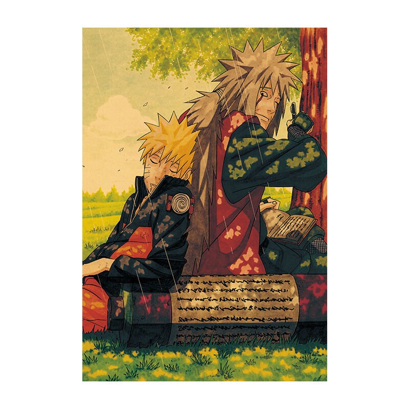 Retro Anime Kraft Paper Poster For Your Home Decor & Nostalgic Collector Lovers Gift