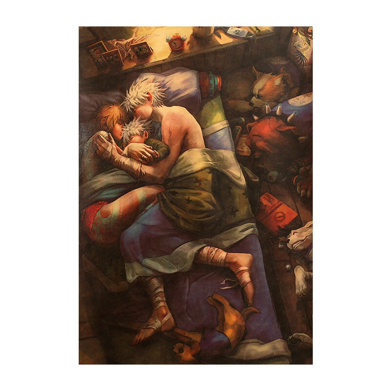 Retro Anime Kraft Paper Poster For Your Home Decor & Nostalgic Collector Lovers Gift