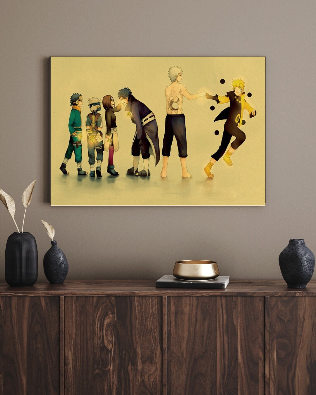Naruto Retro Anime Kraft Paper Poster For Your Home Decor & Nostalgic Collector Lovers Gift
