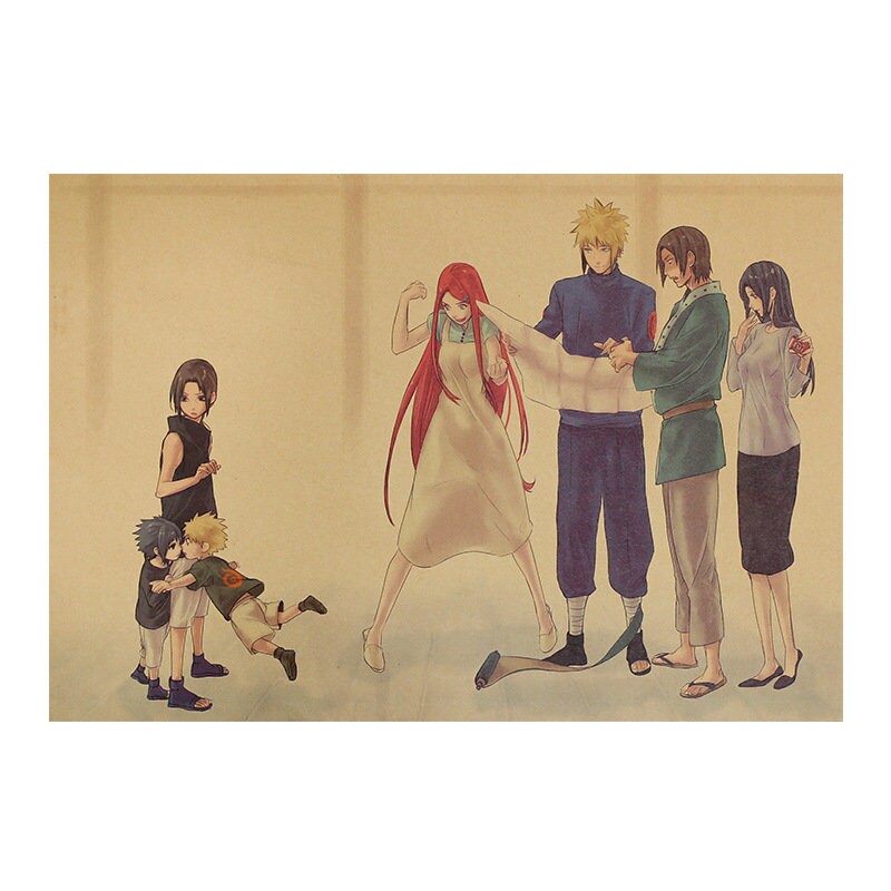 Retro Anime Kraft Paper Poster For Your Home Decor & Nostalgic Collector Lovers Gift