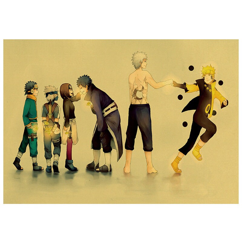Retro Anime Kraft Paper Poster For Your Home Decor & Nostalgic Collector Lovers Gift