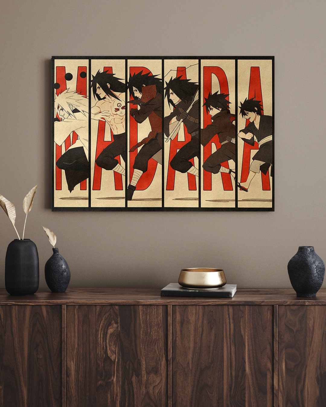 Naruto Retro Anime Kraft Paper Poster For Your Home Decor & Nostalgic Collector Lovers Gift