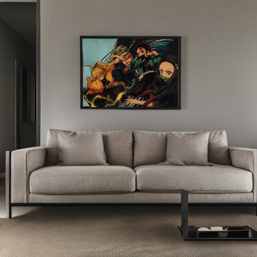 Retro Anime Kraft Paper Poster For Your Home Decor & Nostalgic Collector Lovers Gift