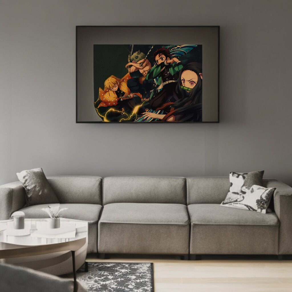 Retro Anime Kraft Paper Poster For Your Home Decor & Nostalgic Collector Lovers Gift