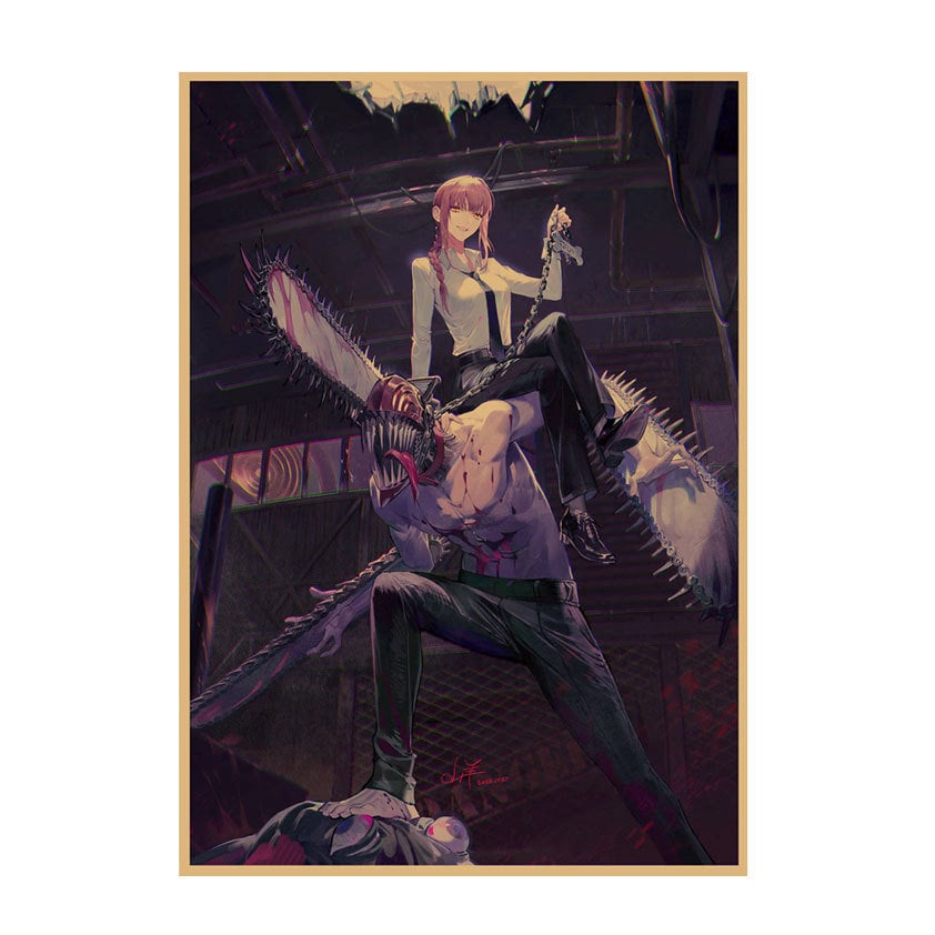 Retro Anime Kraft Paper Poster For Your Home Decor & Nostalgic Collector Lovers Gift
