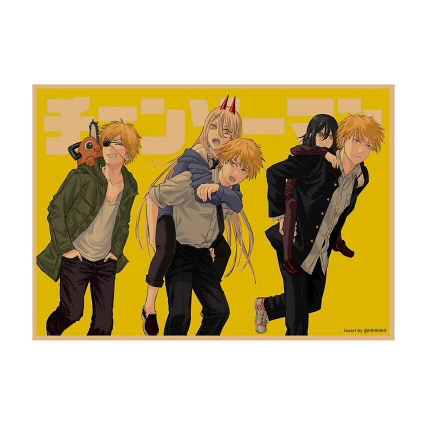 Retro Anime Kraft Paper Poster For Your Home Decor & Nostalgic Collector Lovers Gift
