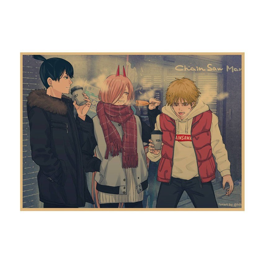 Retro Anime Kraft Paper Poster For Your Home Decor & Nostalgic Collector Lovers Gift