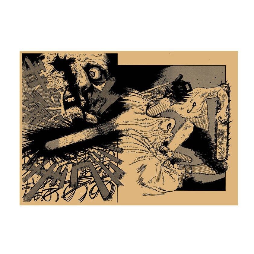Retro Anime Kraft Paper Poster For Your Home Decor & Nostalgic Collector Lovers Gift
