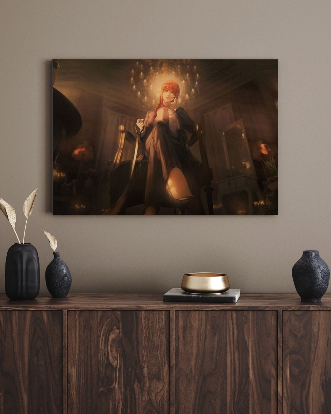 Chainsaw Man Retro Anime Kraft Paper Poster For Your Home Decor & Nostalgic Collector Lovers Gift