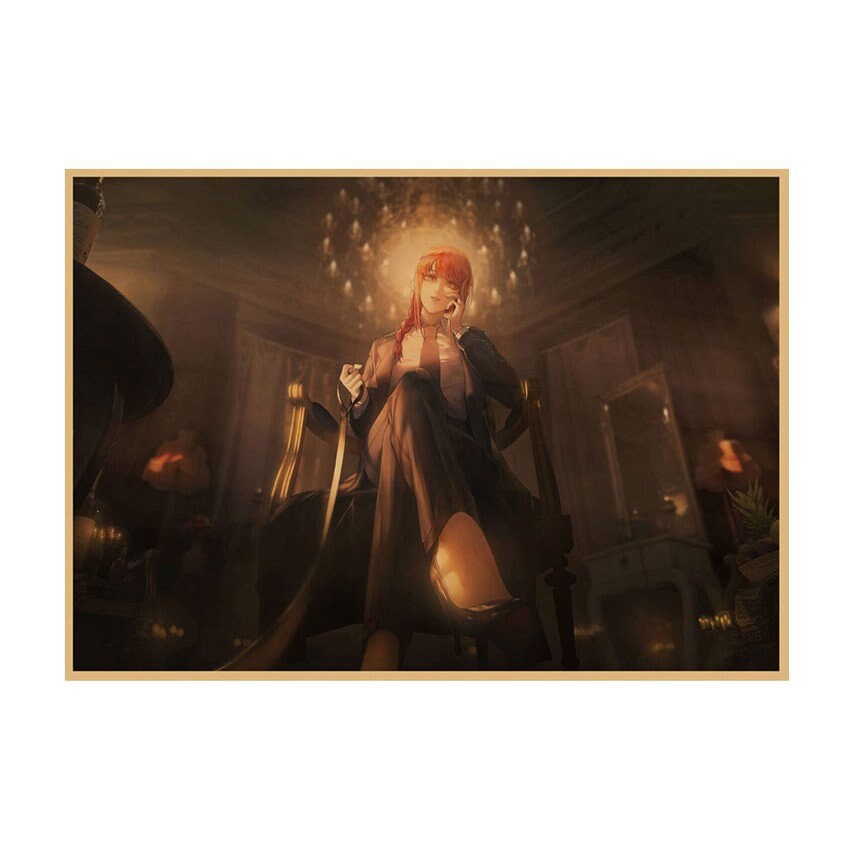 Retro Anime Kraft Paper Poster For Your Home Decor & Nostalgic Collector Lovers Gift
