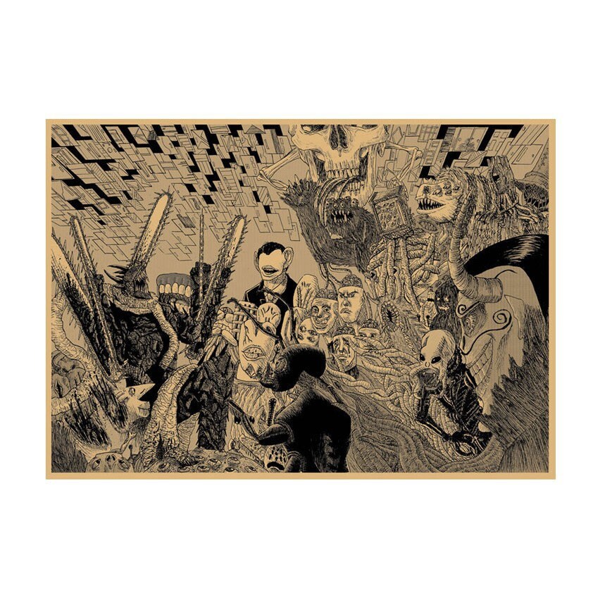 Retro Anime Kraft Paper Poster For Your Home Decor & Nostalgic Collector Lovers Gift