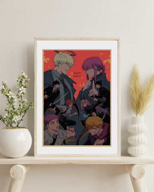 Retro Anime Kraft Paper Poster For Your Home Decor & Nostalgic Collector Lovers Gift