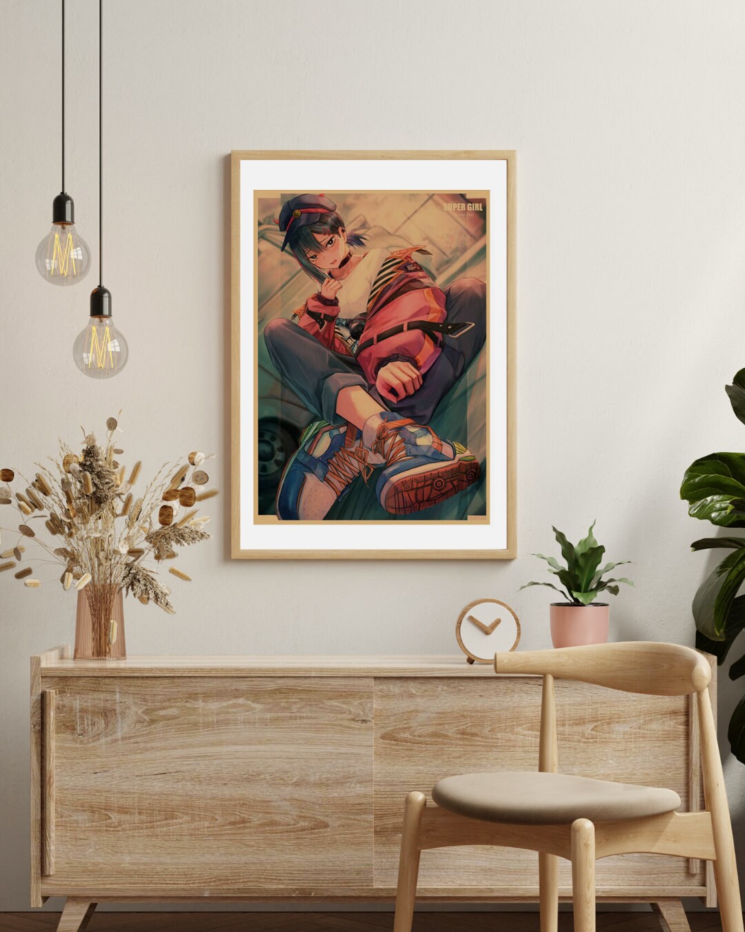 Retro Anime Kraft Paper Poster For Your Home Decor & Nostalgic Collector Lovers Gift