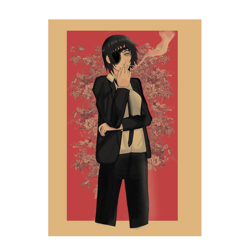 Retro Anime Kraft Paper Poster For Your Home Decor & Nostalgic Collector Lovers Gift