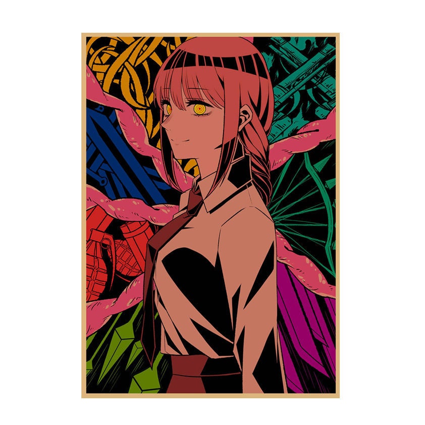 Retro Anime Kraft Paper Poster For Your Home Decor & Nostalgic Collector Lovers Gift