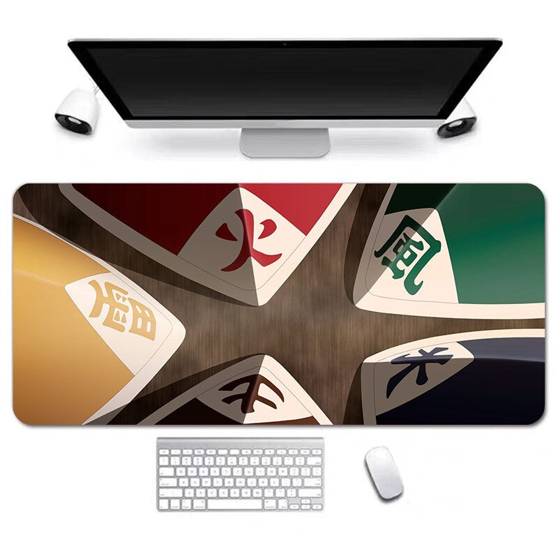 Retro Anime Desk Mat, Long Desk Mats, Aesthetic Gaming Mousepad, Christmas Birthday Gift Idea, Anime Game Mats, Gaming Mousepad