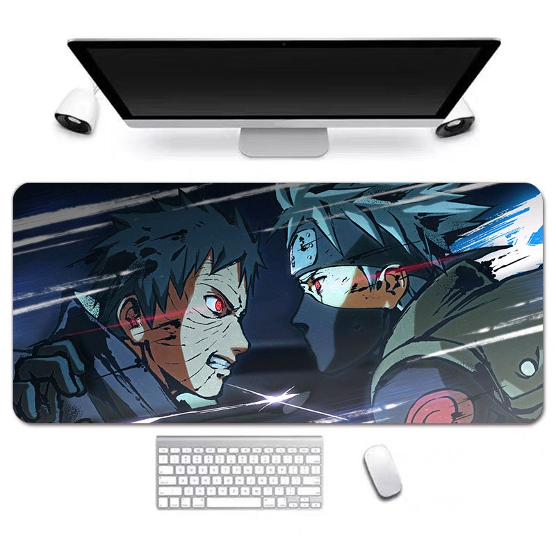 Retro Anime Desk Mat, Long Desk Mats, Aesthetic Gaming Mousepad, Christmas Birthday Gift Idea, Anime Game Mats, Gaming Mousepad