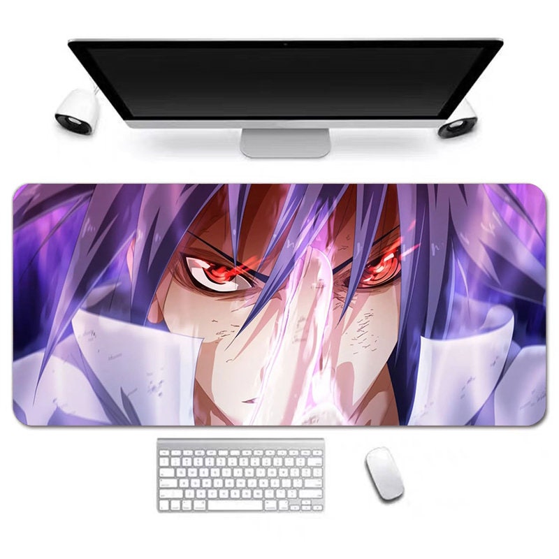 Retro Anime Desk Mat, Long Desk Mats, Aesthetic Gaming Mousepad, Christmas Birthday Gift Idea, Anime Game Mats, Gaming Mousepad