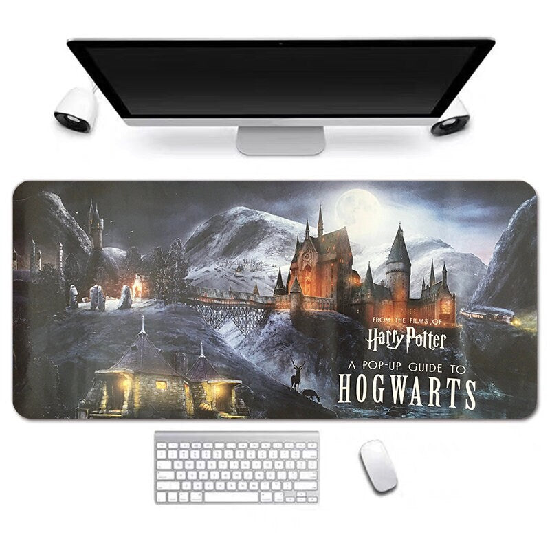 Magic School Anime Desk Mat, Long Desk Mats, Aesthetic Gaming Mousepad, Christmas Birthday Gift Idea, Anime Game Mats, Gaming Mousepad