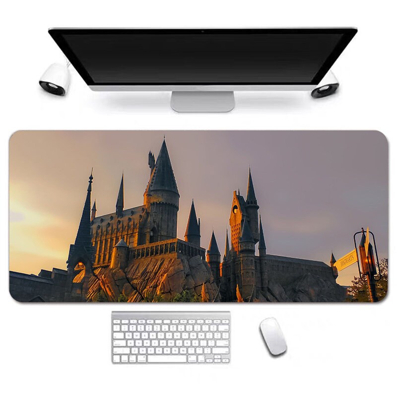 Magic School Anime Desk Mat, Long Desk Mats, Aesthetic Gaming Mousepad, Christmas Birthday Gift Idea, Anime Game Mats, Gaming Mousepad