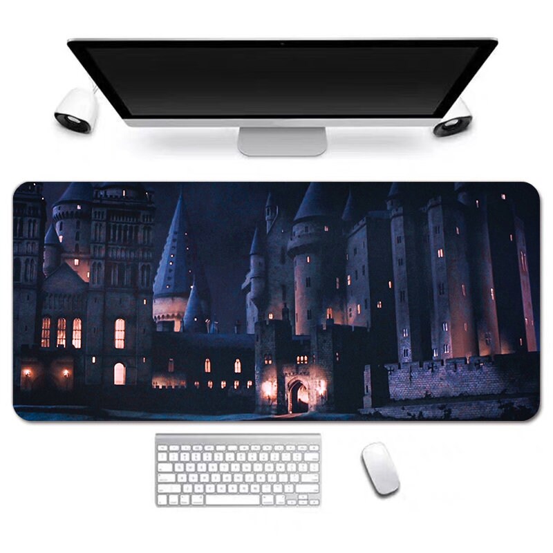 Magic School Anime Desk Mat, Long Desk Mats, Aesthetic Gaming Mousepad, Christmas Birthday Gift Idea, Anime Game Mats, Gaming Mousepad