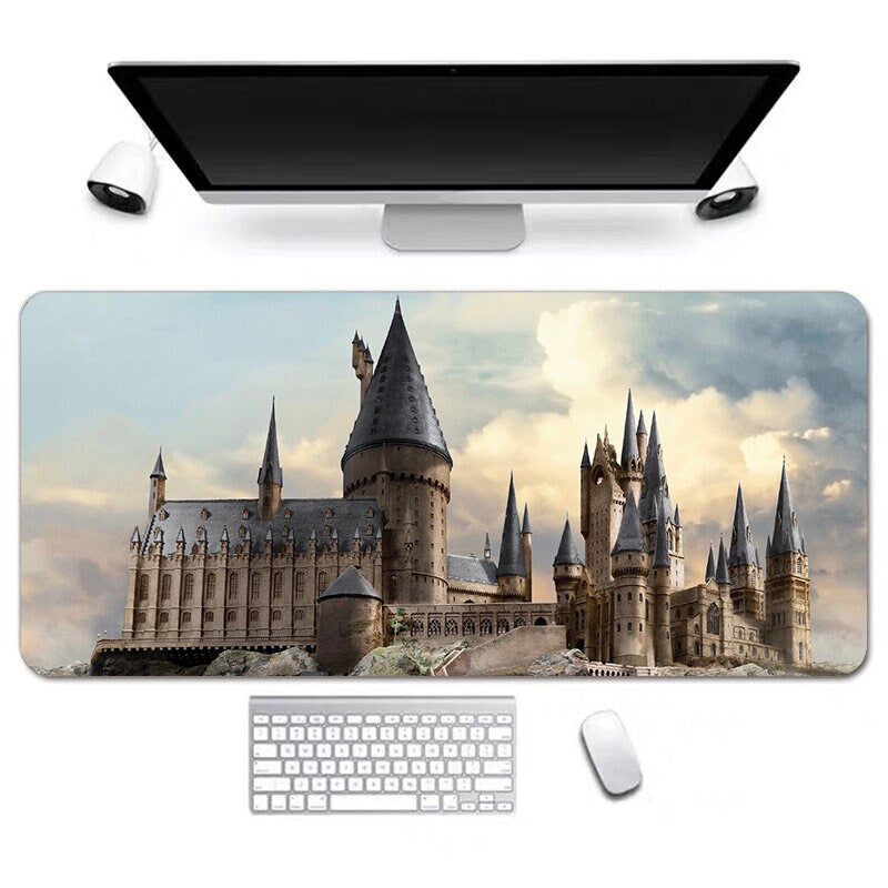 Magic School Anime Desk Mat, Long Desk Mats, Aesthetic Gaming Mousepad, Christmas Birthday Gift Idea, Anime Game Mats, Gaming Mousepad