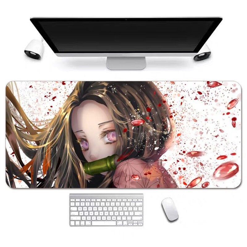Anime Desk Mat, Long Desk Mats, Aesthetic Gaming Mousepad, Christmas Birthday Gift Idea, Anime Game Mats, Gaming Mousepad