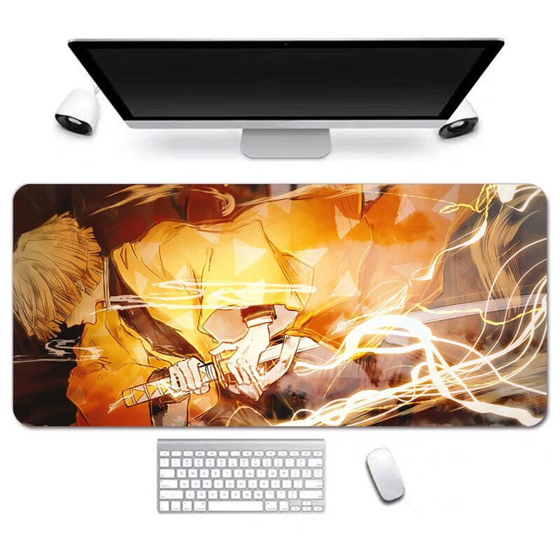 Anime Desk Mat, Long Desk Mats, Aesthetic Gaming Mousepad, Christmas Birthday Gift Idea, Anime Game Mats, Gaming Mousepad