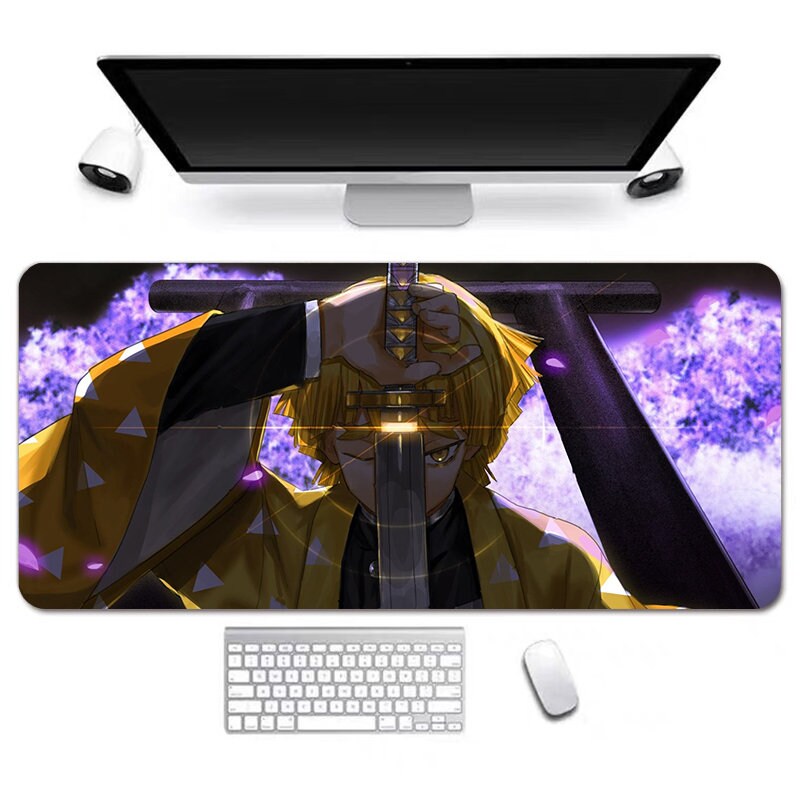 Anime Desk Mat, Long Desk Mats, Aesthetic Gaming Mousepad, Christmas Birthday Gift Idea, Anime Game Mats, Gaming Mousepad